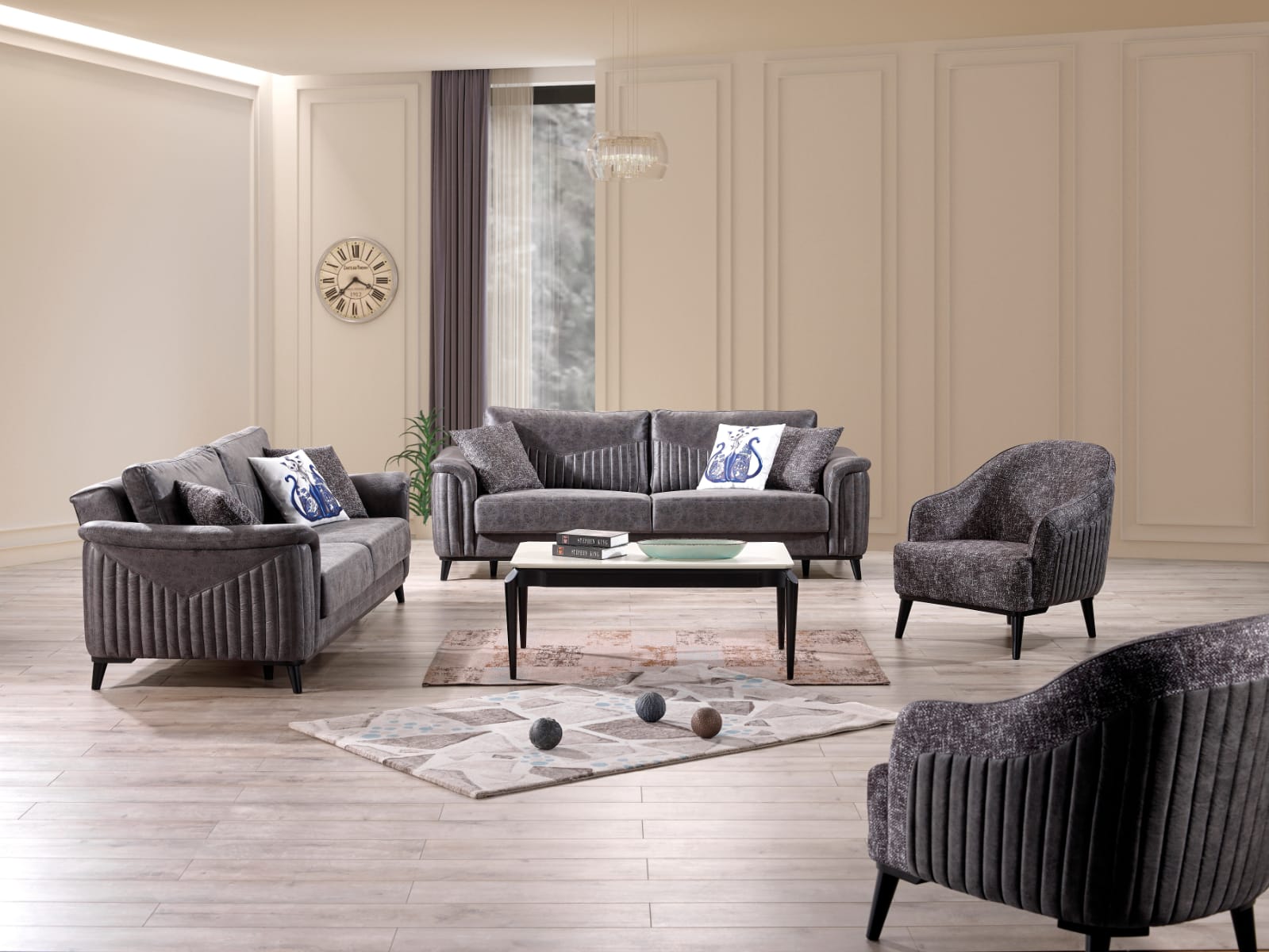 Elegant sofa 8 persons  